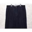 画像3: 【ビンテージ】【オールドギャップ】【GAP】【EASY FIT】2タック【紺】【コーデュロイパンツ】【34×30】<br> (3)