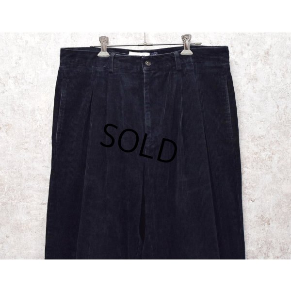 画像3: 【ビンテージ】【オールドギャップ】【GAP】【EASY FIT】2タック【紺】【コーデュロイパンツ】【34×30】 