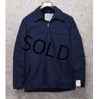 デッドストック 80's【ビンテージ】【米軍実物】U.S.NAVY【濃紺】ユーティリティージャケット【３６R】 