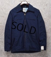 デッドストック 80's【ビンテージ】【米軍実物】U.S.NAVY【濃紺】ユーティリティージャケット【３６R】 