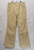 【80年代】【ビンテージ】【LEVI'S】ベルボトム【コーデュロイパンツ】【ベージュ】【36×34】 
