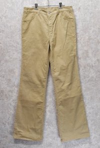 【80年代】【ビンテージ】【LEVI'S】ベルボトム【コーデュロイパンツ】【ベージュ】【36×34】 