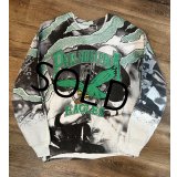 90's【USA製】【ビンテージ 】【NFL】ナショナル・フットボール・リーグ【PAイーグルス】 フィラデルフィア・イーグルス【総柄】【スウェット】【サイズXL】 
