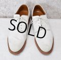 【イングランド製】【RALPH LAUREN】ラルフローレン【ホワイトバックス】【バックスシューズ】【9 1/2 D】【27.5cm程度】 