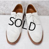 【イングランド製】【RALPH LAUREN】ラルフローレン【ホワイトバックス】【バックスシューズ】【9 1/2 D】【27.5cm程度】 