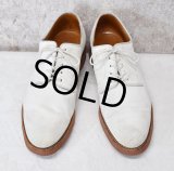 【イングランド製】【RALPH LAUREN】ラルフローレン【ホワイトバックス】【バックスシューズ】【9 1/2 D】【27.5cm程度】 