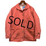 80's〜 USA製【ビンテージ】【L.L.bean】【ＬＬビーン】ピンク【ショールカラーデニムジャケット】【レディース古着】【レディースXL】 
