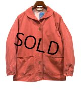 80's〜 USA製【ビンテージ】【L.L.bean】【ＬＬビーン】ピンク【ショールカラーデニムジャケット】【レディース古着】【レディースXL】 