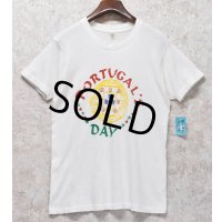 80〜90's【USA製】 ビンテージ【FRUIT OF THE LOOM 】フルーツオブザルーム【白】【PORTUGAL’S DAY】【 Tシャツ】【サイズL】 