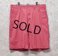 【POLO RALPH LAUREN】ラルフローレン【赤ピンク】【ショートパンツ】【短パン】【コットンショーツ】【ｗ32】 