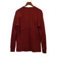 画像3: 【ビンテージ】【PORO RALPH LAUREN】【ラルフローレン】ロンT【サーマルロンT】エンジ色【サイズL】<br> (3)