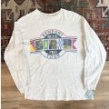 80's~【ビンテージ】【NEWPORT】【サイクリングツアー】【グレー】【ロンT】【サイズL程度】 