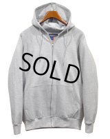 デッドストック 【ビンテージ】【SNAP'N'WEAR 】【スナップンウエア】【裏サーマル】グレー【フルジップパーカー】【サイズM】 