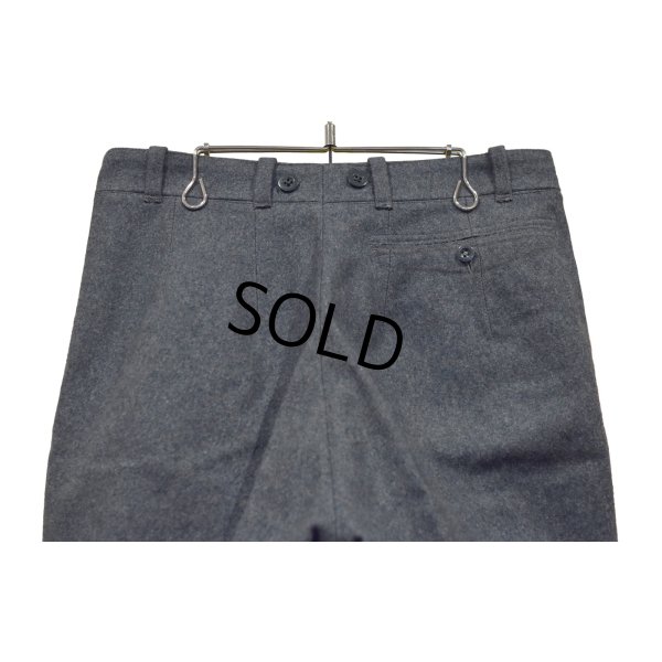 画像7: 80's【デッドストック】【スイス軍】【サイドライン】【ウールトラウザーズ】【ウールパンツ】【フィールドトラウザーズ】【W31程度】