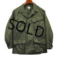 60's【ビンテージ】U.S.ARMY 【米軍実物】リップストップ【ジャングルファティーグジャケット】【ファティーグシャツ】【S-SHORT】 