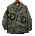 60's【ビンテージ】U.S.ARMY 【米軍実物】リップストップ【ジャングルファティーグジャケット】【ファティーグシャツ】【S-SHORT】 
