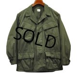 60's【ビンテージ】U.S.ARMY 【米軍実物】リップストップ【ジャングルファティーグジャケット】【ファティーグシャツ】【S-SHORT】 