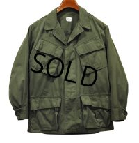 60's【ビンテージ】U.S.ARMY 【米軍実物】リップストップ【ジャングルファティーグジャケット】【ファティーグシャツ】【S-SHORT】 