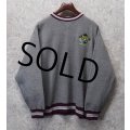 【ビンテージ】【Wear guard】ウェアガード【グレーチェック×エンジリブ】【スウェット】【サイズXＬ】 