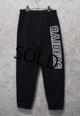 【９０年代】【ビンテージ】 【フルーツオブザルーム】【RAIDERS】【黒】【スウェットパンツ】【サイズM】 