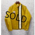 70's~　ビンテージ【スポーツウェア】 【SPORTWEAR】【マスタード×黒×白】【ナイロンブルゾン】【サイズＭ】 