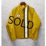 70's~　ビンテージ【スポーツウェア】 【SPORTWEAR】【マスタード×黒×白】【ナイロンブルゾン】【サイズＭ】 