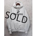 【ビンテージ】【チャンピオン】【Champion】【USMC】ライトグレー【リバースウィーブパーカー】【サイズXXL】 
