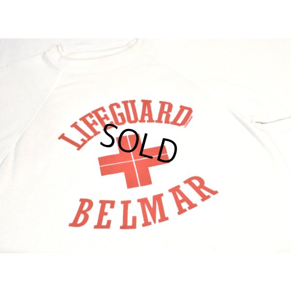 画像3: ∼90's【USA製】【ビンテージ】【Hanes】ヘインズ【白】LIFEGUARD【ライフガード】【染み込みスウェット】【サイズL】 