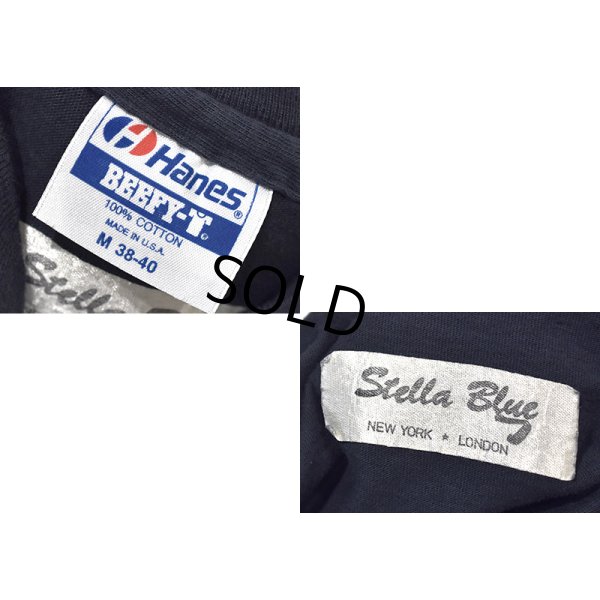 画像2: 90's~【USA製】【ビンテージ】ヘインズ【hanes】Stella Blue【ドクロ】【黒】スカルT【Ｔシャツ】【サイズM】 