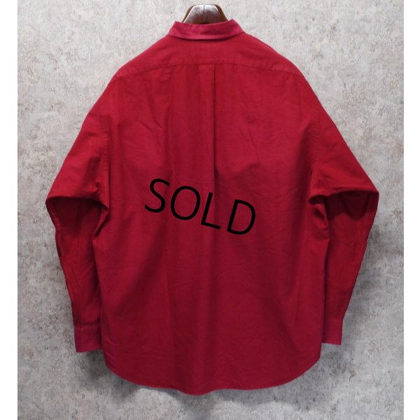 画像3: 【ビンテージ】【RALPH LAUREN】【ラルフローレン】【Big Shirt】【赤】【ボタンダウンシャツ】【サイズＬ】 