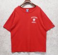 90's【ビンテージ】Champion【チャンピオン】【PORT RICHMOND BASEBALL】赤【Ｔシャツ】【サイズＸＬ】 