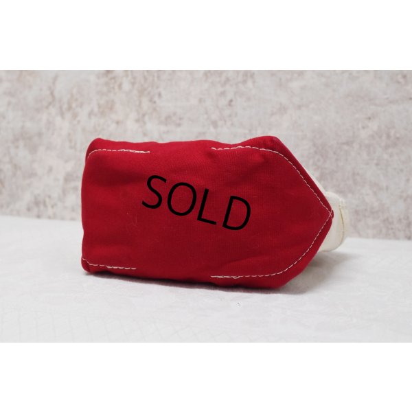 画像7: 【ビンテージ】【L.L.bean】エルエルビーン【ヒイラギ刺繍】【生成りｘ赤】【キャンバス】【ミニミニトートバッグ】【ビーントート】 