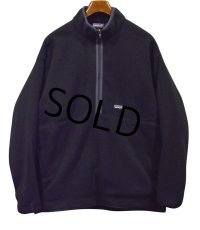 程度良好!! 00's【ビンテージ】【パタゴニア】patagonia【シンチラフリース】黒【プルオーバー 】【ハーフジップフリース】【サイズXXL】 