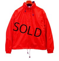 ビンテージ【L.L.Bean】【ＬＬビーン】赤【ナイロンジップアップブルゾン】【サイズL】 