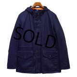 【Ｊクルー】【J-crew】【紺×オレンジ】フード付き【フックジャケット】【サイズM】 