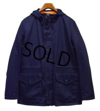 【Ｊクルー】【J-crew】【紺×オレンジ】フード付き【フックジャケット】【サイズM】 