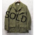 【60's】【ビンテージ】【米軍実物】【リップストップ】【ジャングルファティーグジャケット】【ファティーグジャケット】【M-short】 