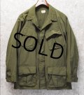【60's】【ビンテージ】【米軍実物】【リップストップ】【ジャングルファティーグジャケット】【ファティーグジャケット】【M-short】 