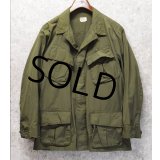 【60's】【ビンテージ】【米軍実物】【リップストップ】【ジャングルファティーグジャケット】【ファティーグジャケット】【M-short】 