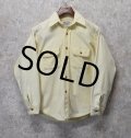 80's 【USA製】【ビンテージ】 【SPORTKING】【クリーム色】シャモアシャツ 