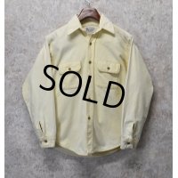 80's 【USA製】【ビンテージ】 【SPORTKING】【クリーム色】シャモアシャツ 