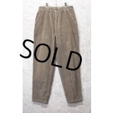 ~90's【USA製】【ビンテージ】【L.L.Bean】【エルエルビーン】【コーデュロイパンツ】イージーパンツ【ブラウン】【W33程度】 