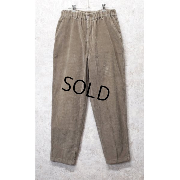 画像1: ~90's【USA製】【ビンテージ】【L.L.Bean】【エルエルビーン】【コーデュロイパンツ】イージーパンツ【ブラウン】【W33程度】 