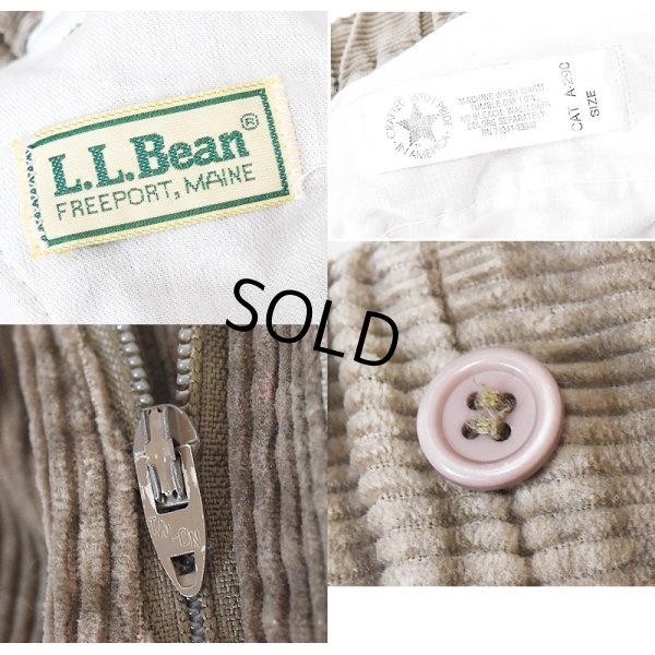 画像2: ~90's【USA製】【ビンテージ】【L.L.Bean】【エルエルビーン】【コーデュロイパンツ】イージーパンツ【ブラウン】【W33程度】 