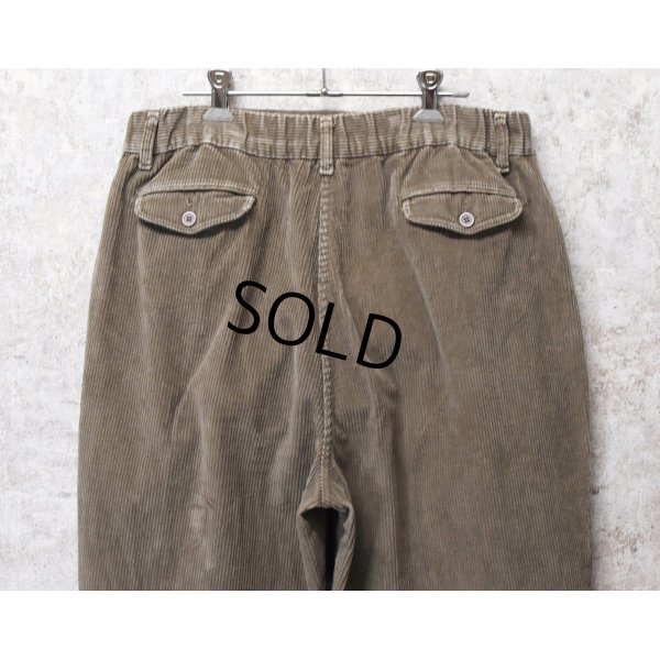 画像4: ~90's【USA製】【ビンテージ】【L.L.Bean】【エルエルビーン】【コーデュロイパンツ】イージーパンツ【ブラウン】【W33程度】 
