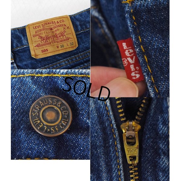 画像2: USA製【ビンテージ】【LEVI'S】【リーバイス５０５】505【デニムパンツ】【30ｘ32】 