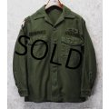 【60's】【U.S.ARMY】【米軍実物】【ビンテージ】【OG107】【ユーティリティシャツ】【S程度】 