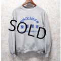 90's〜【ビンテージ】【STATESMAN】【蘭園酒家】【グレー】スウェット 