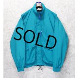 80's 【USA製】【L.L.Bean】【ＬＬビーン】エメラルドグリーン【ウィンディリッジジャケット】バギーズジャケット【ナイロンジップアップブルゾン】【サイズL】 
