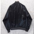 画像3: 90's~【USA製】ビンテージ【MESQUITE】 【メスキート】【黒×リブ白ボーダー】【ナイロンジャケット】サテンジャケット【ナイロンブルゾン】【サイズXL】<br> (3)